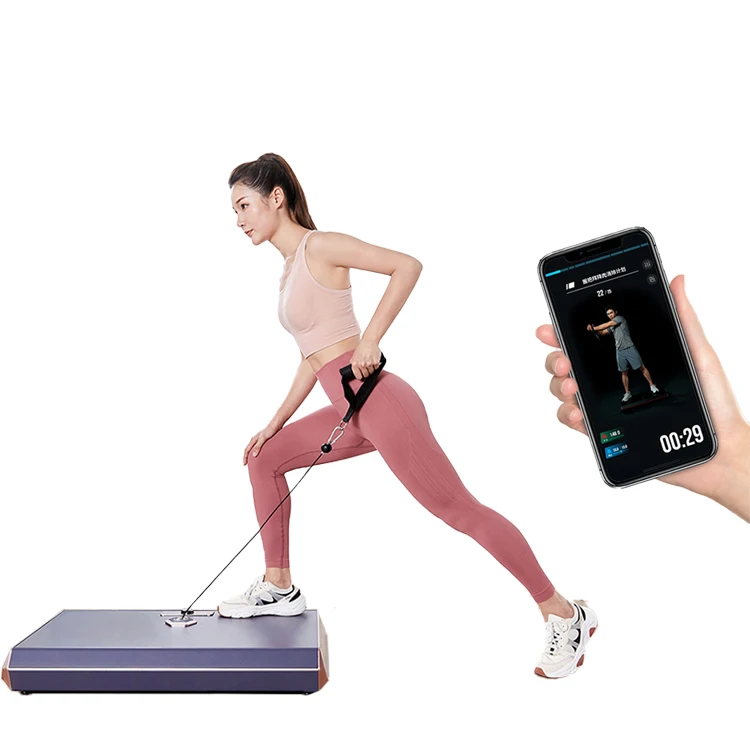 Movable Intelligent Fitness Workout Station with Two Smart Modes