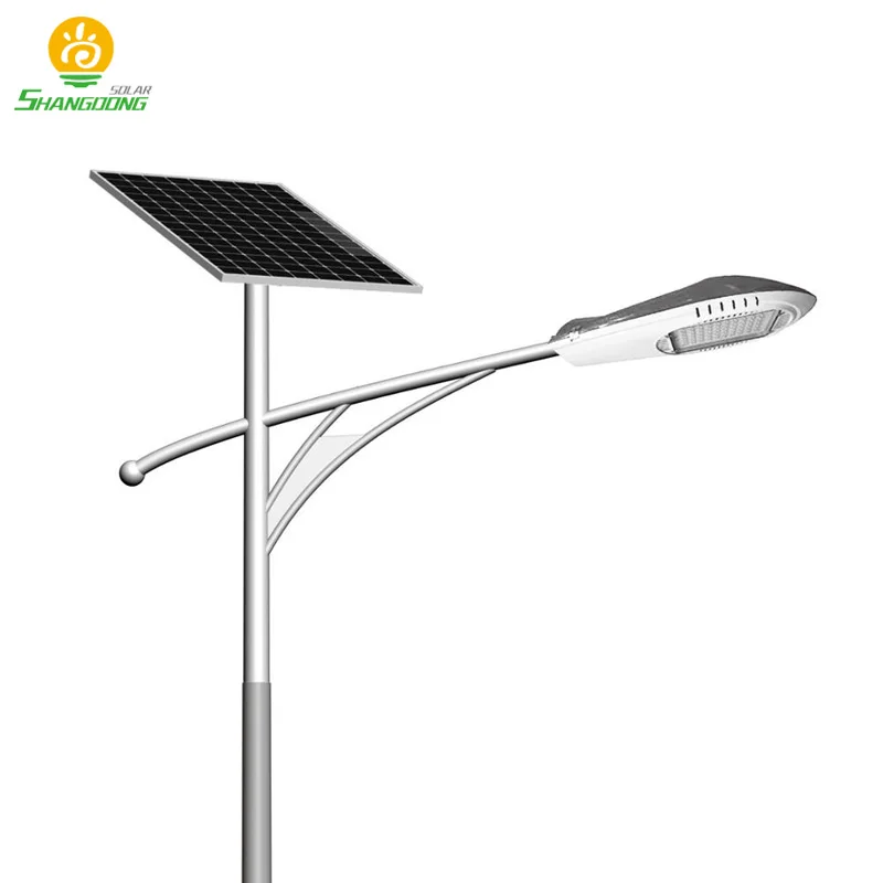 
Power 60W Outdoor Lamppost LED Solar Street Light 
