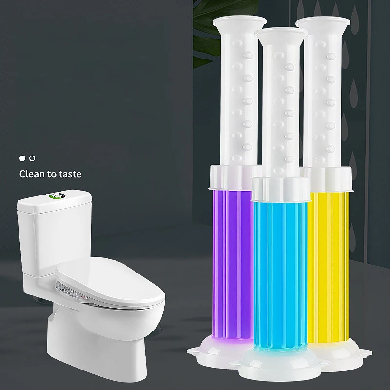 New Flower Toilet Cleaner Gel Syringe Aromatic Drain Toilet Cleaning Detergent Air Freshener Remove Odors Home Bathroom Tools