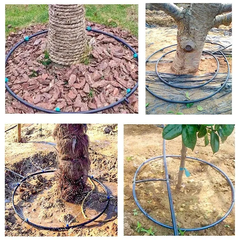 Auto Watering Emitter Button Drip Irrigation System Drip Drop Water Garden Plastic Non-adjustable Button Dripper