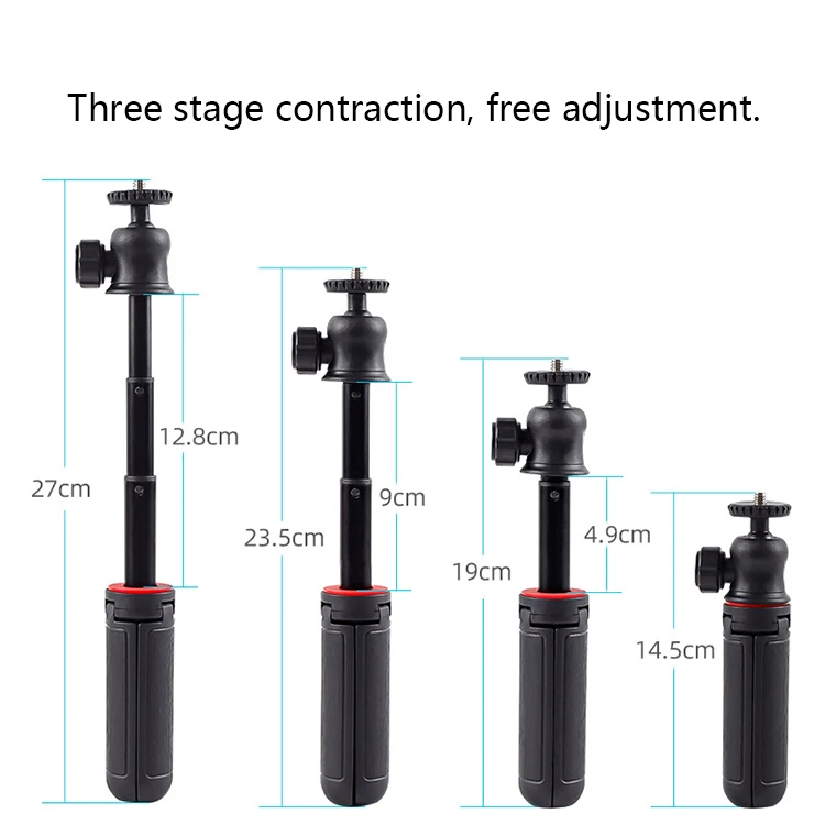 Mini Portable Tripod Handheld Selfie Rod Multifunctional Desktop Tripod
