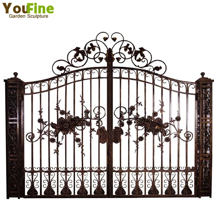 Custom Villa China Supplier House Main Iron Gate Designs