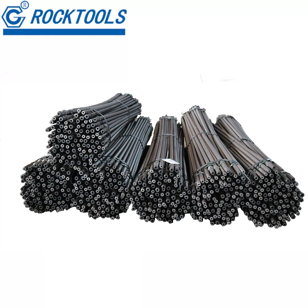China Drill Rod Taper Manufacturer H22 11 Degree Tapered Drill Rod For Mining Tunneling Exploration