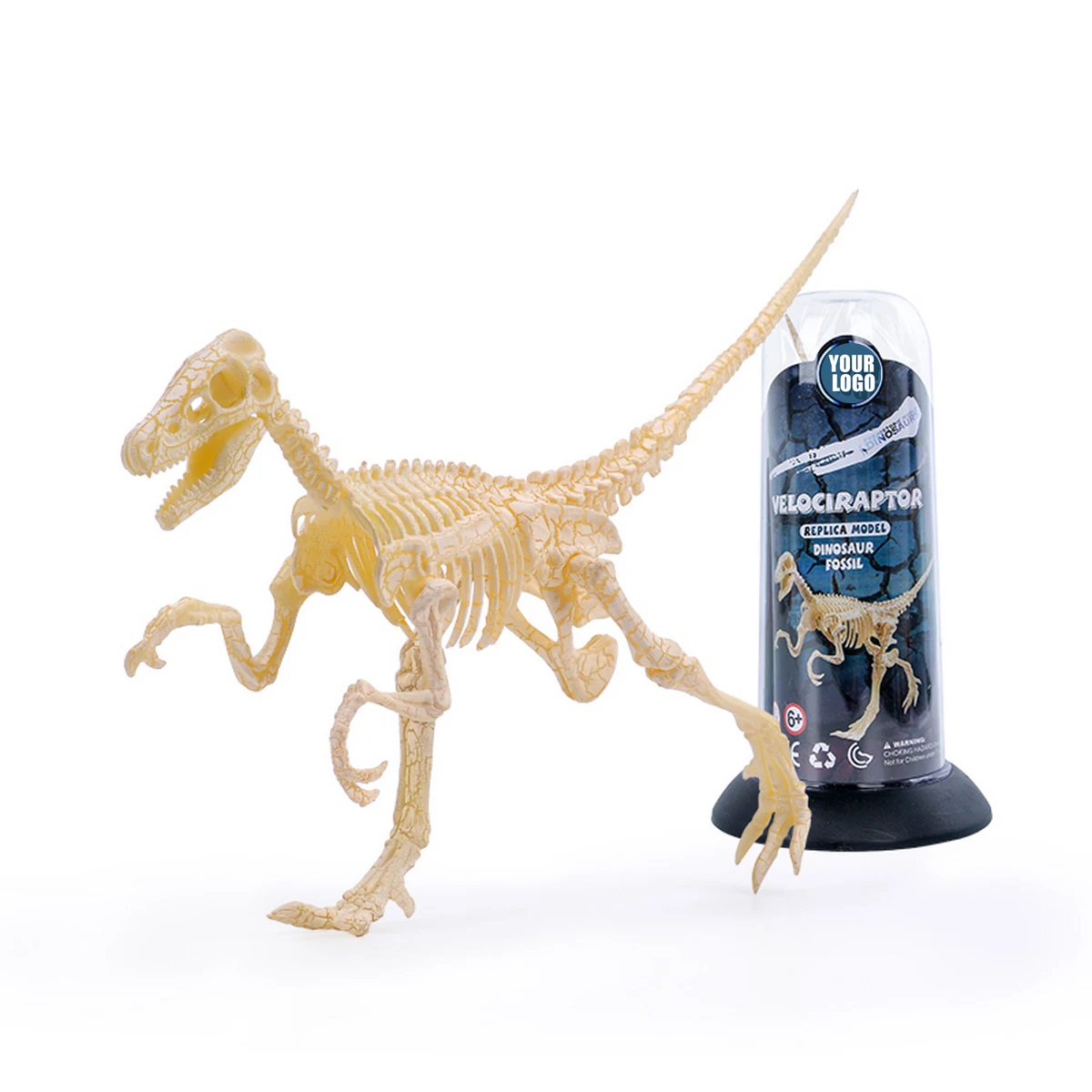 Velociraptor набор для строительства ископаемых классный подарочный игрушек динозавров впечатляющая модель скелета динозавра фанатов