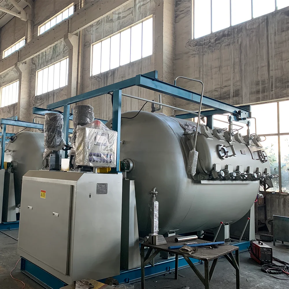 Automatic Safe Flexible High Temperature Continuous Woven Clothing Terry Towel Jigger Dyeing Machine