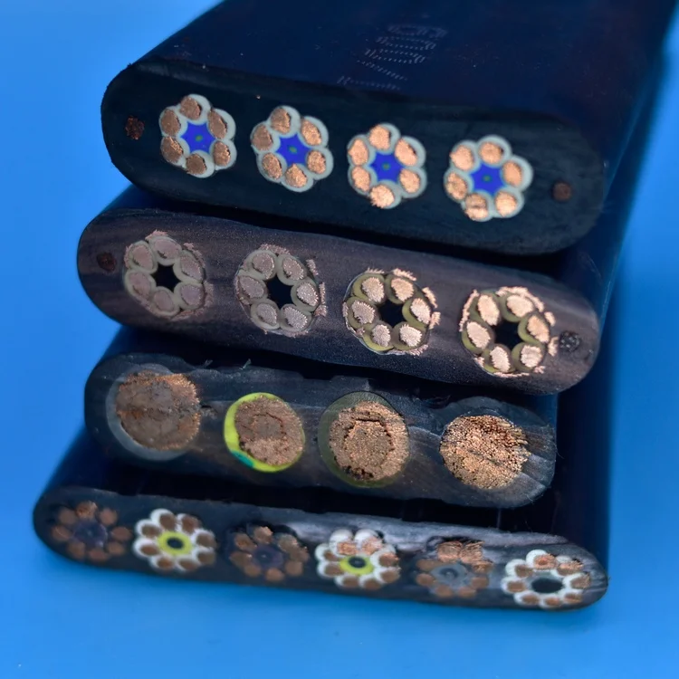 Rubber NGFLGOEU cable overhead crane cable travelling festoon cable