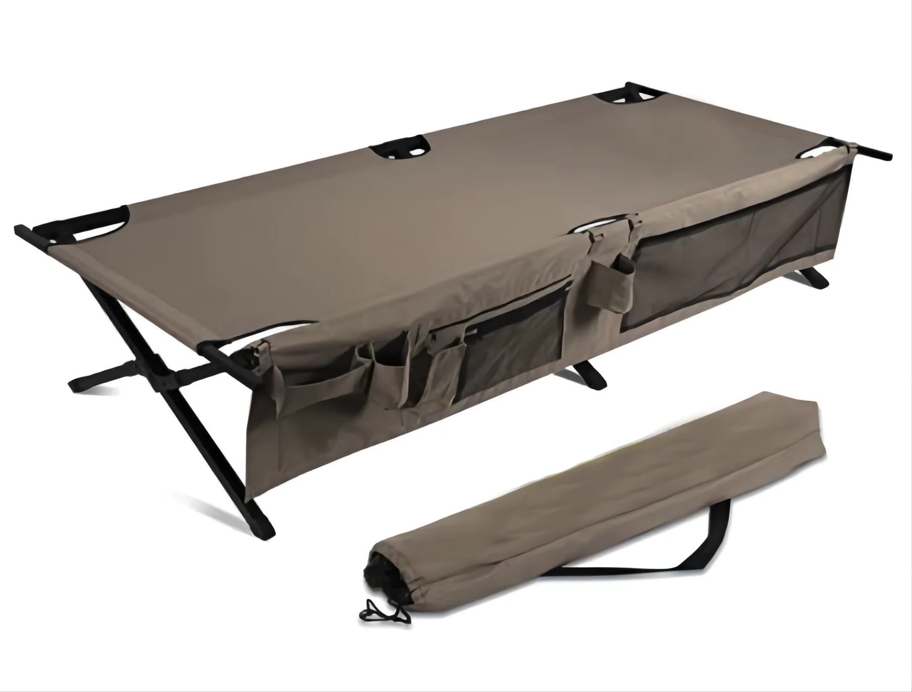 Camping Beach  Foldable  Army Aluminum Bed