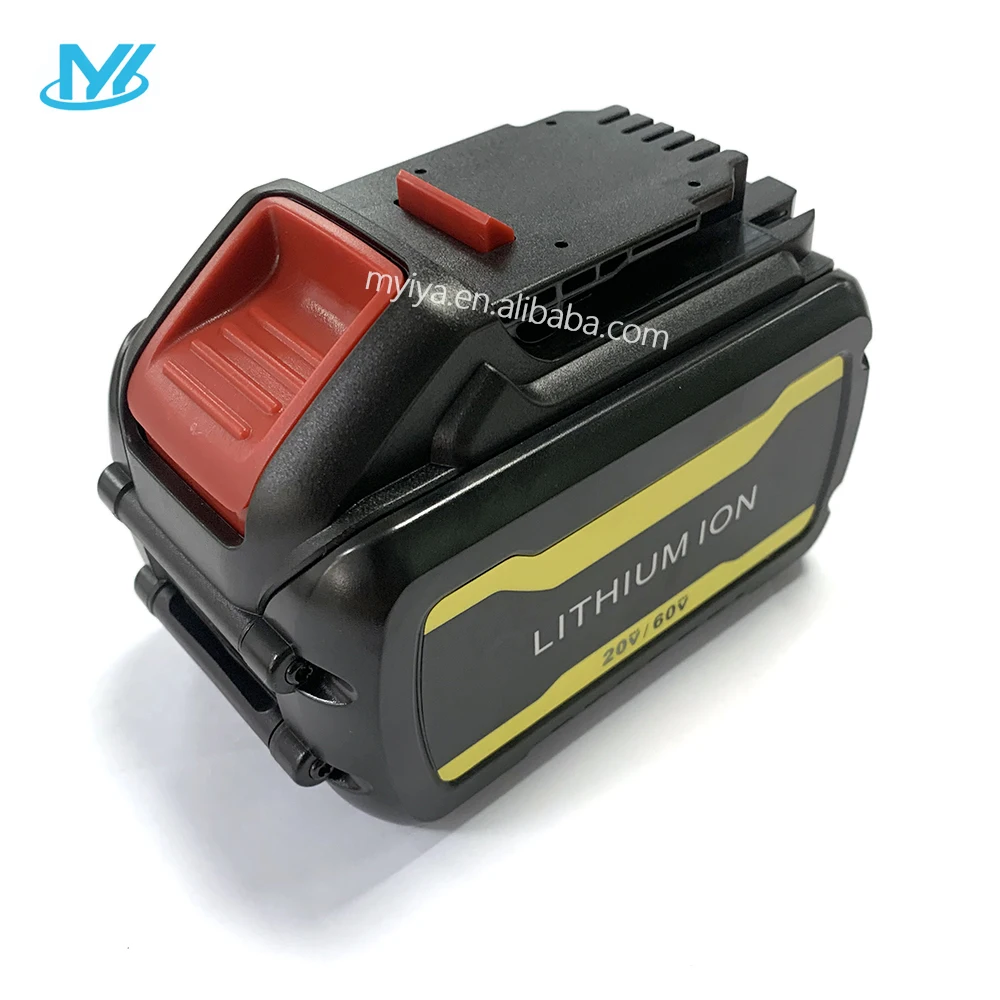 MYiYAE Factory Wholesale Dcb606 20v 60v 12ah Lithium-ion Max Tools Battery For De walt Power Tool Drill Dcb609 Battery