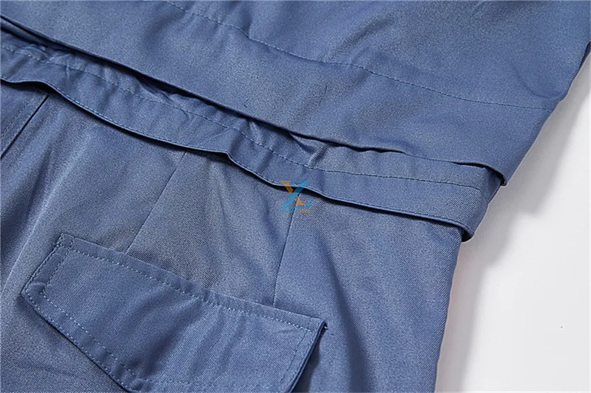 100% Cotton boilersuit Fireproof Anti-Static coverall mechanical engineering workwear industrial work uniform