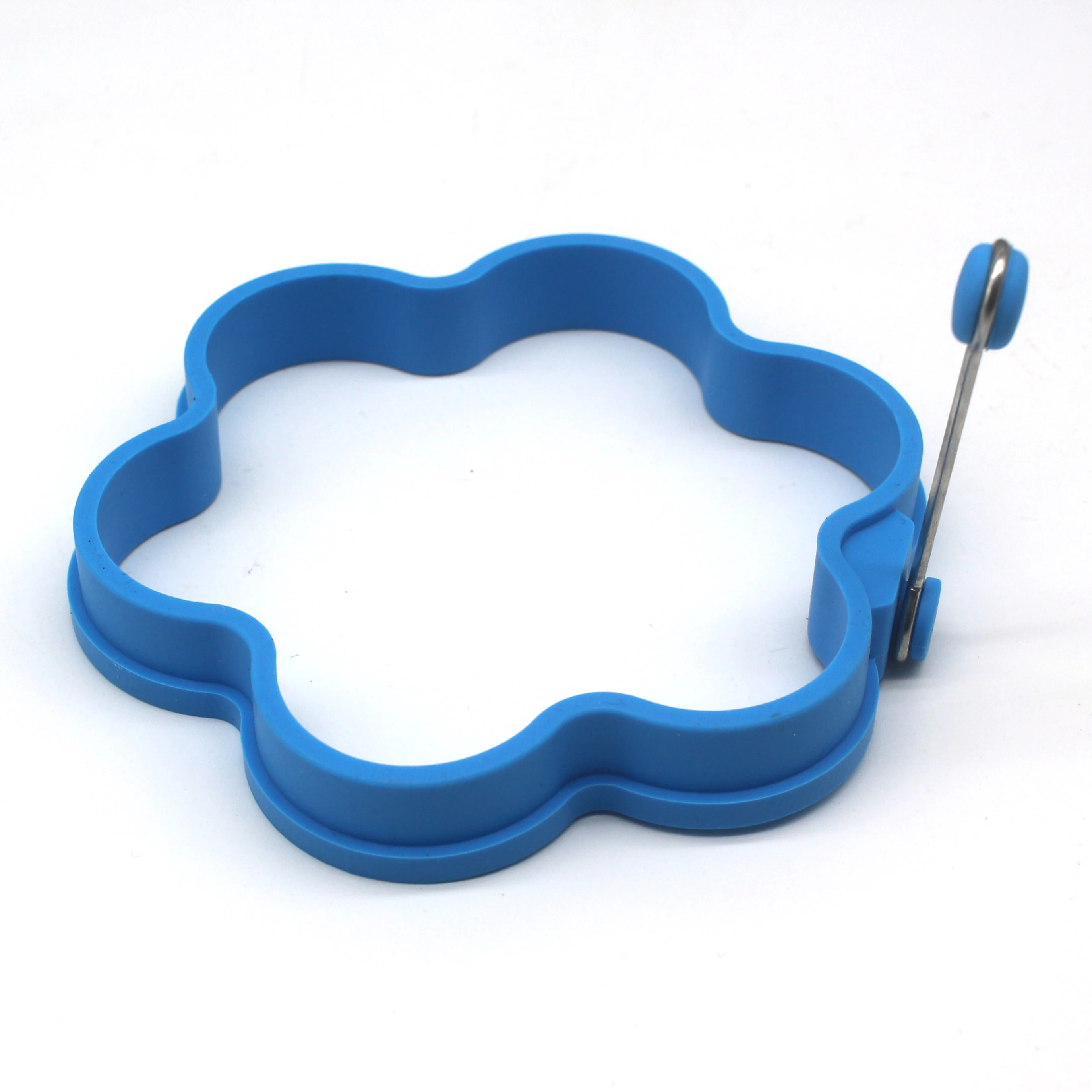 Hot Sale Food Grade Silicone Kitchen Utensils Star Shape Silicone Egg Rings Mold