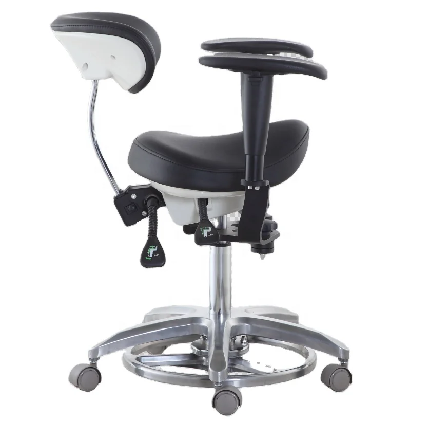Top sale Dental Chair Type Doctor Stool for work with microscope dental stool