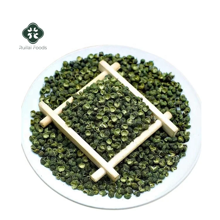 Huajiao Sichuan зеленый перец натуральный сырой приправы пряный онемение колючий пепел горошек перца