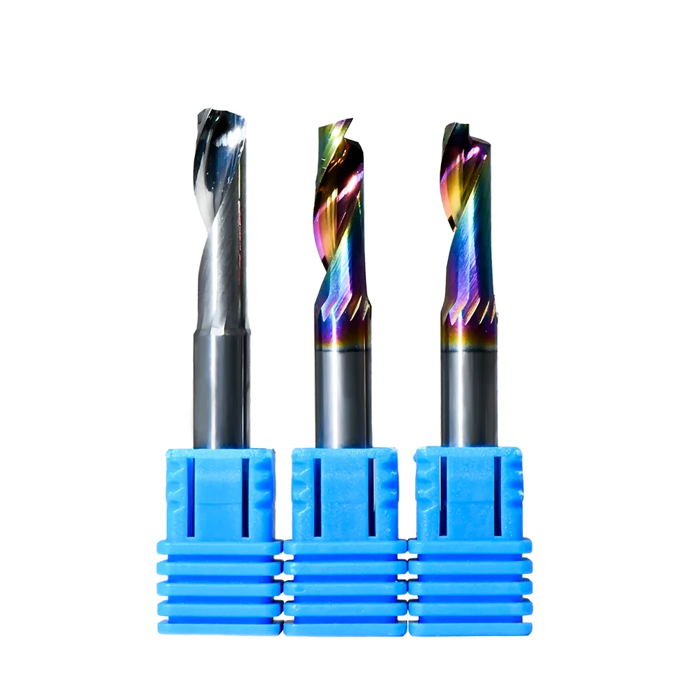 Carbide End Mill Aluminum Cut Milling Cutters Copper ACP Cutting Single Flute End Mill For Aluminum