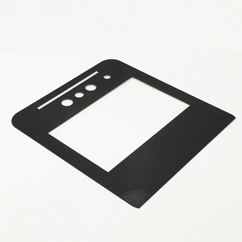 Customized Rectangle Flat Screen Printing Window Glass for Electric Appliance
