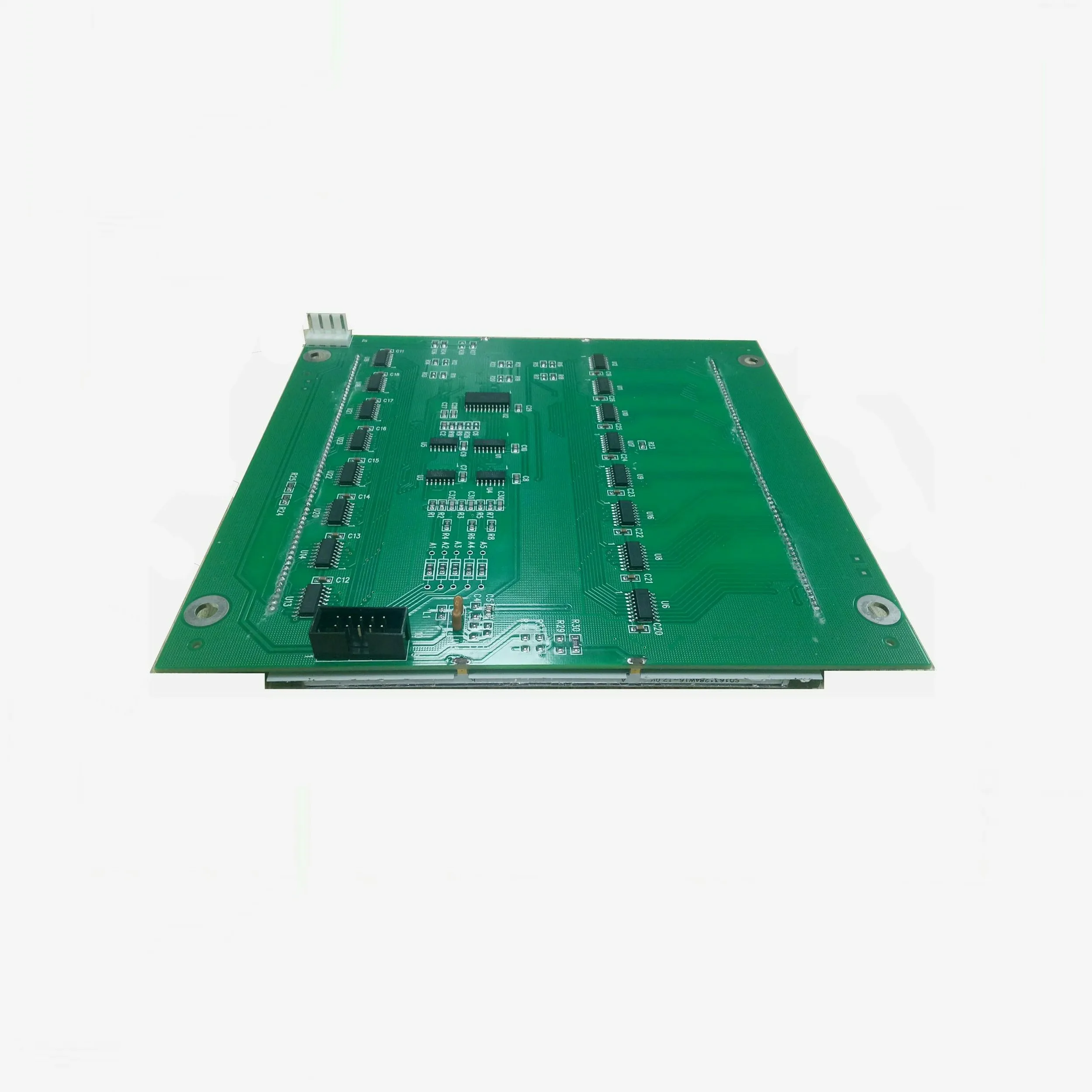 LCD display for fuel dispenser 664 type 7 segment custom design LCD module 10 pins serial interface monocolor lcd display