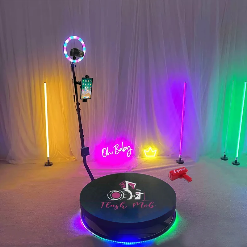 Дешевая цена высокое качество портативная селфи 360 фотокамера с кольцевым освещением