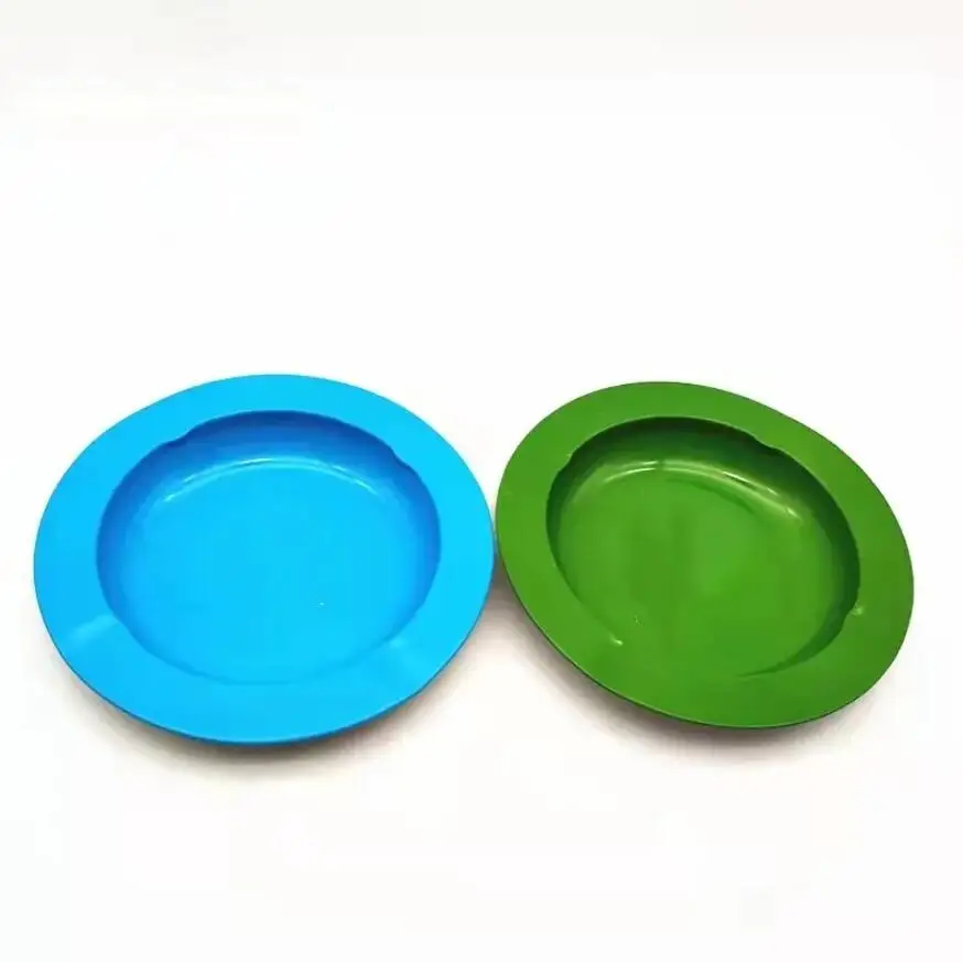 Wholesale Large Metal Round ashtray For Bar Tin Tray Round Metal Decorative Tray