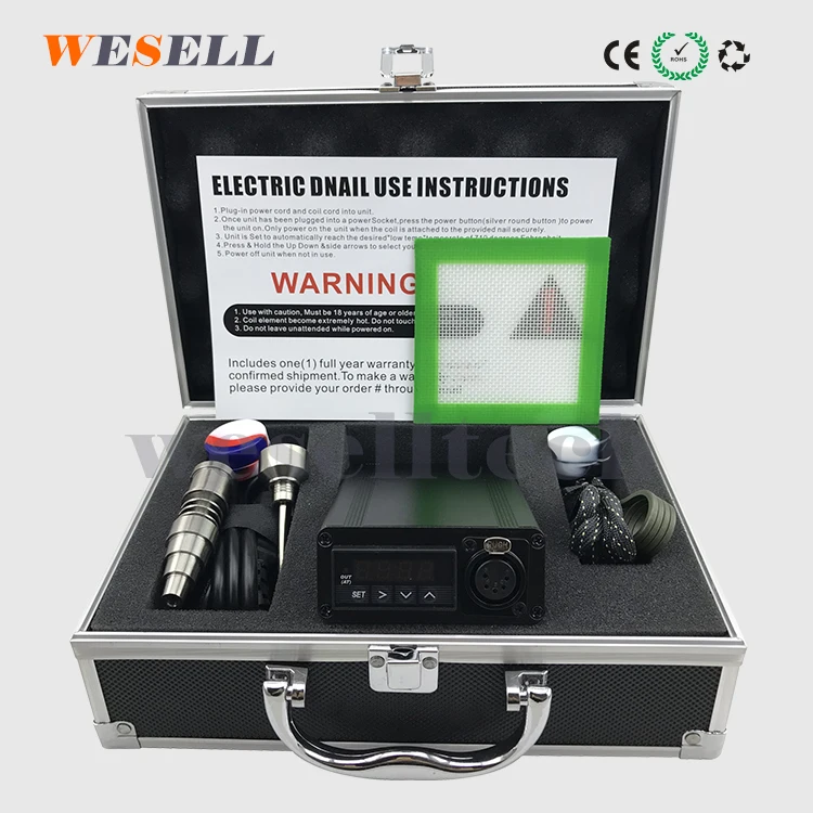 
Packaging Wholesales wax temperature dry herb e nail dabs rig coil heater electric enail 