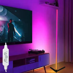 Floor Lamps Hot Sale Smart LED RGB Remote Control Floor Lamp Led Standing Corner Floor Lamp