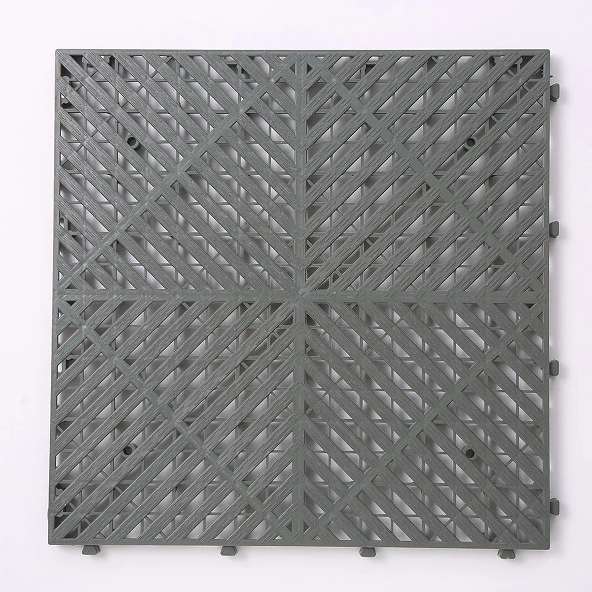 2CM Thickness Eco-friendly High Strength Plastic PP Interlocking Floor Tile Garage Modular Floor Tile Plastic Flooring Mats