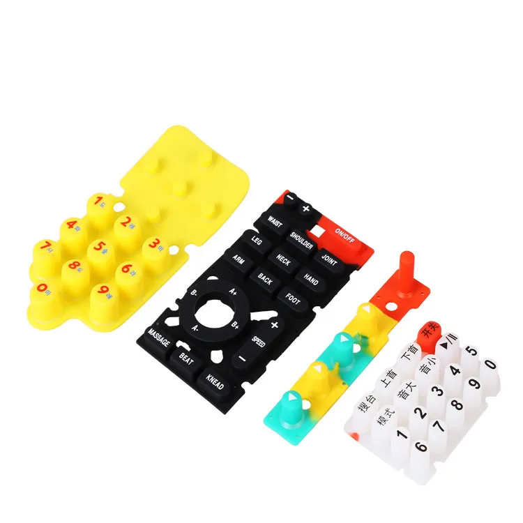 
Waterproof Silicone Rubber Buttons Key Factory Direct Supply Customized 