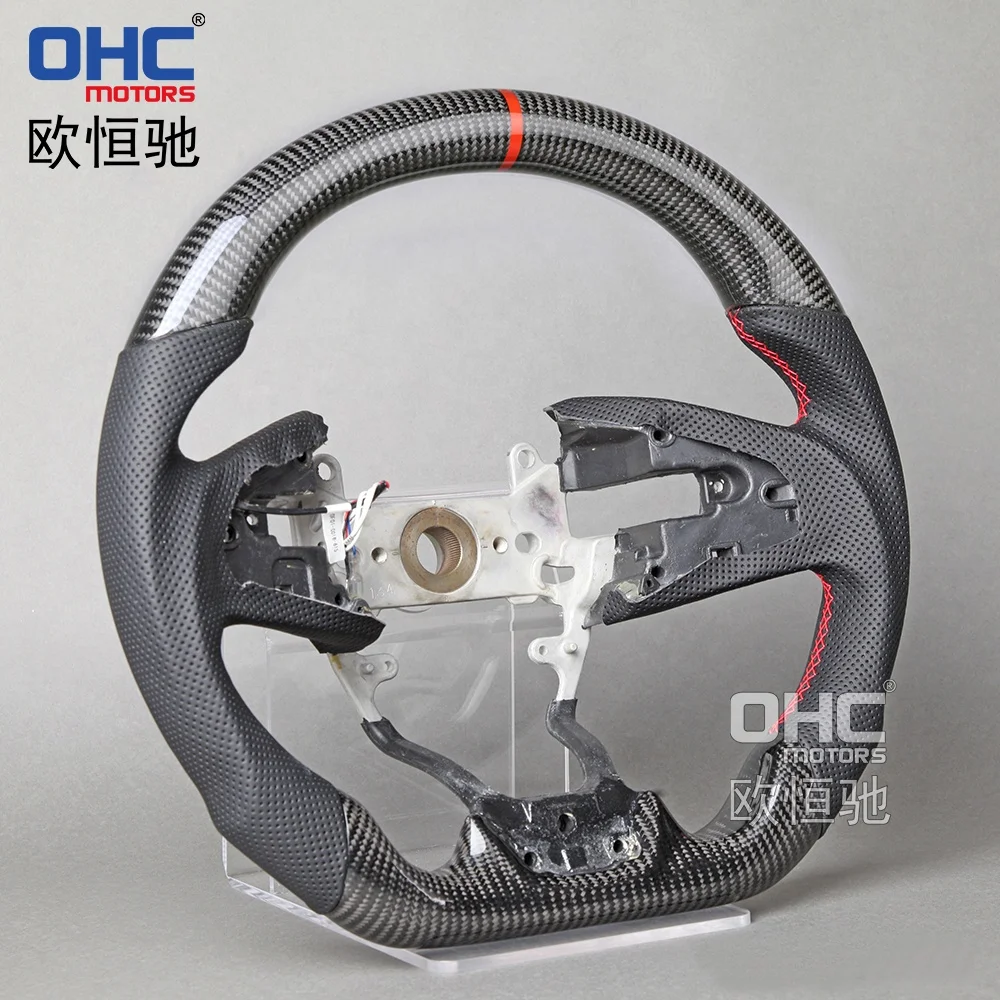 Volante Fibra De Carbono для Gen 10th Type R FK1 FK8 Honda Civic Esportivo 2016 2017 2018 2019 2020 2021
