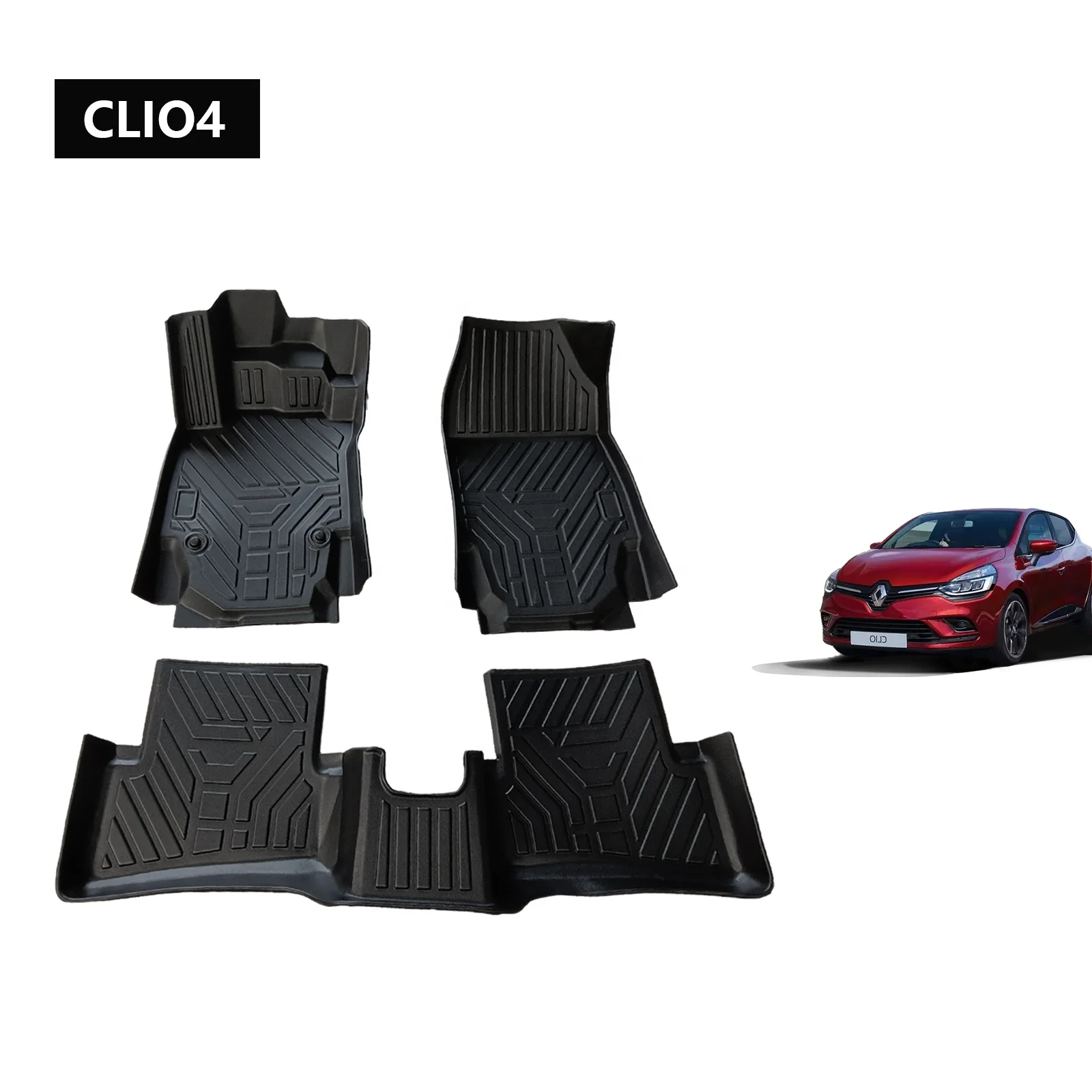 2024 Manufacturer Customised Professional High Quality Floor Car Mat TPE Car Mat Use For CLIO 4