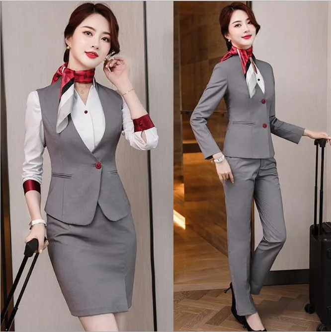 
Professional suit suit female stewardess uniform 