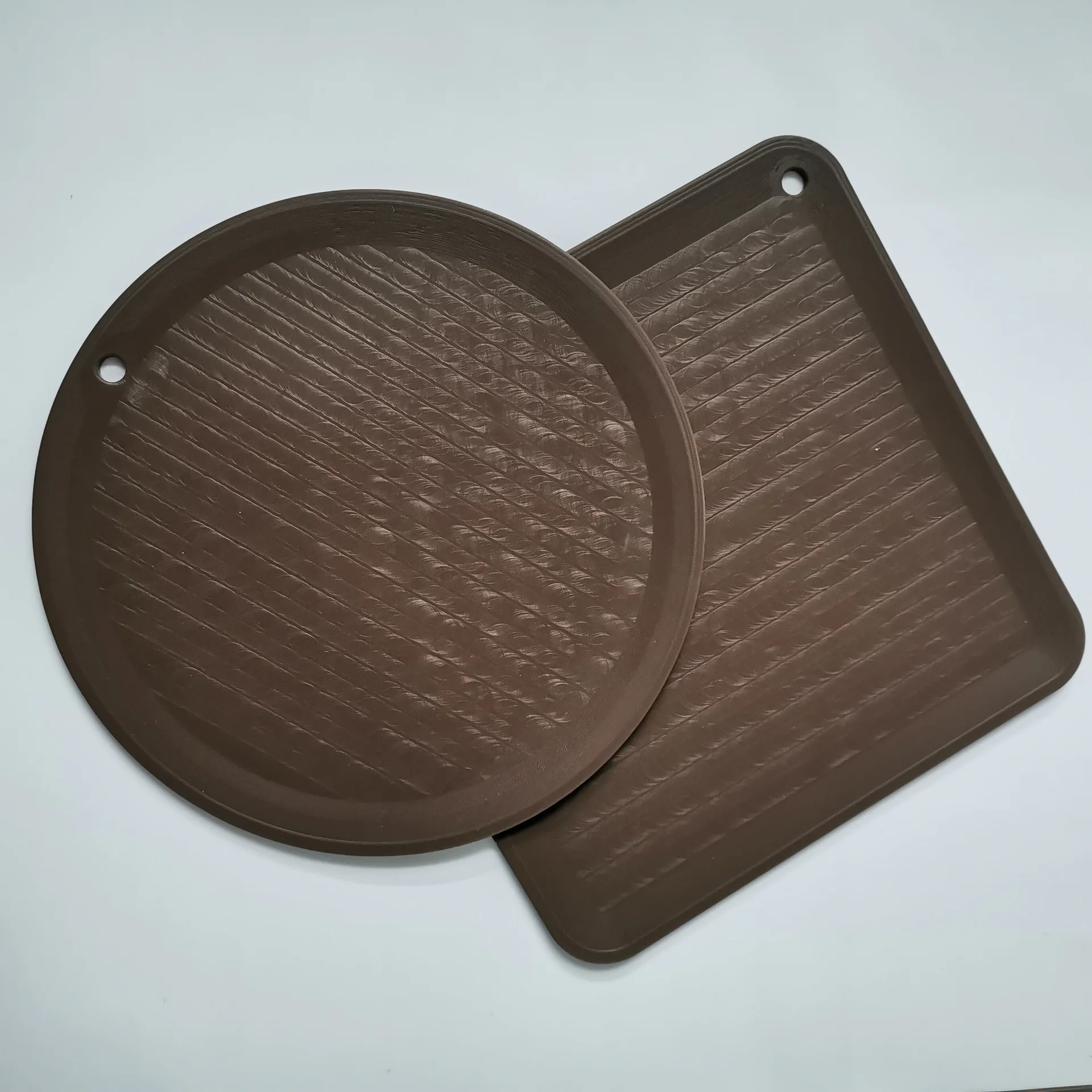 
Silicone insulation pad coaster daily water-proof anti-scald household round pot European style western placemat baby plate 