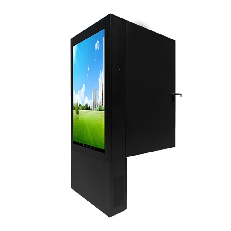 
High quality 49 inch flexible floor stand outdoor transparent micro lcd tv screen display panel 