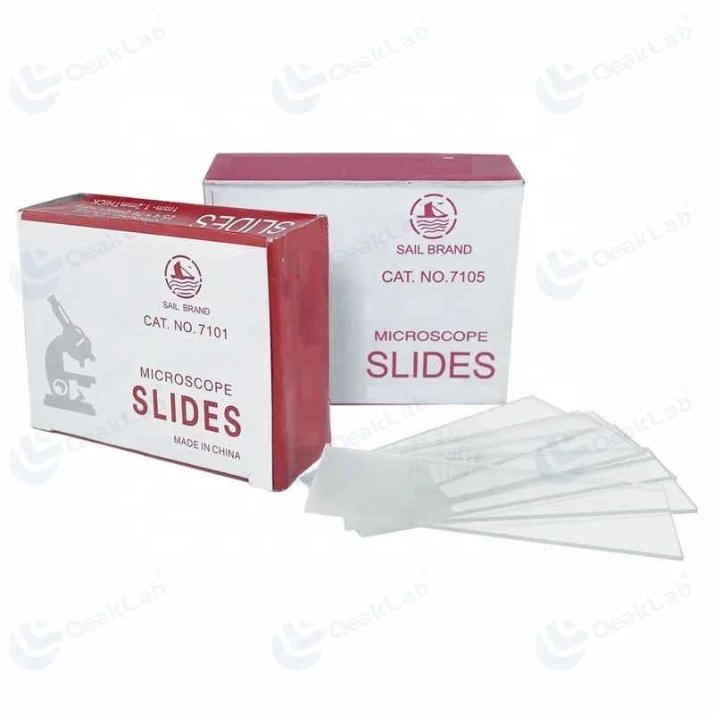 hot sale Transparent Microscope Slides 7101 (Plain) high quality glass raw materials