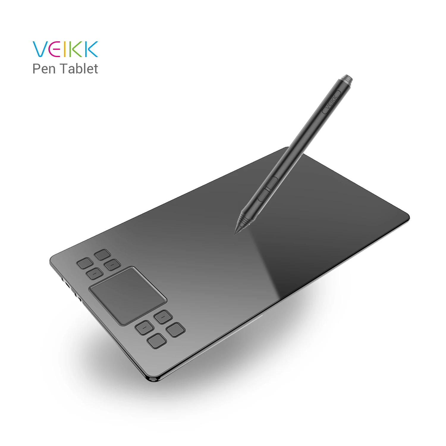 
Top Quality VEIKK A50 10x6 Inch 5080 LPI 250 PPS wacom graphic drawing tablet digital writing pad for laptop 