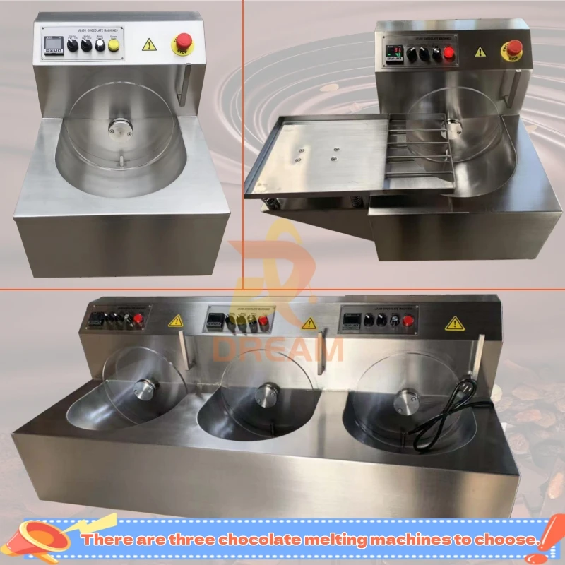 Automatic 8/15/30 Kg Small Chocolate Making Machine Mini Chocolate Melting Machine Small Chocolate Mtempering Machinery