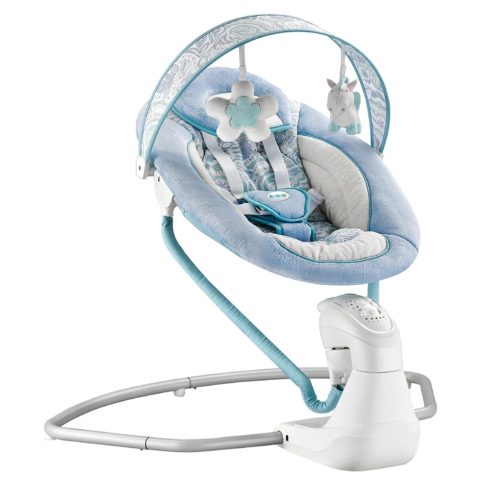 
Electronic Electric Baby Swing Cribs Set Baby Swing and Slide Outdoor Baby Swing With Canopy 