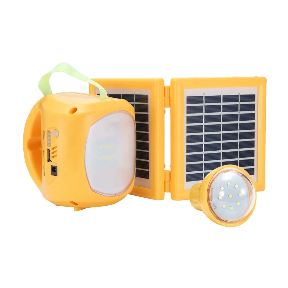 Оптовая продажа, перезаряжаемый светодиодный фонарь для кемпинга на солнечной батарее с fm-радио