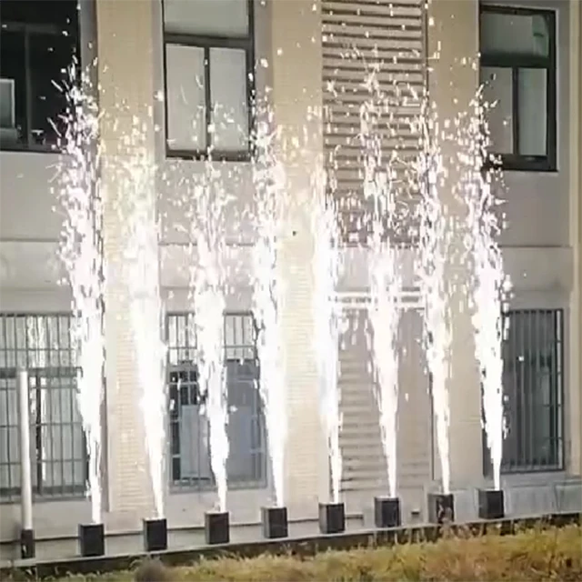 Popular Spark Machine Fireworks Waterfall Cold Spark Fountain Machine Wedding With Flight Case