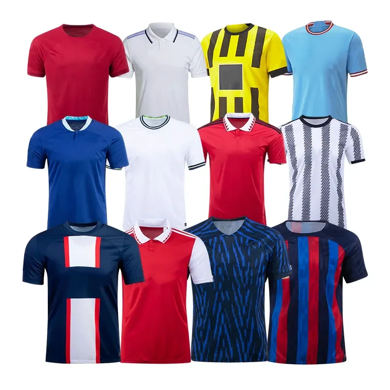 Custom OEM Soccer Wear Design Club Team Name Football Set Football Shirts Thailand Football jersey Sublimated Soccer Jerseys