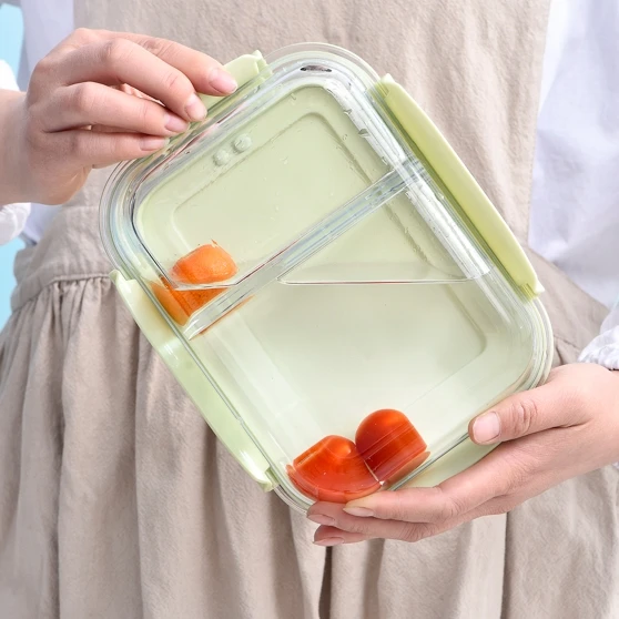 Heat-resistant Household High Borosilicate Glass Containers for Food Storage with Lids