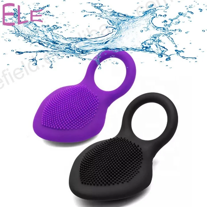 Time Delay Vibrating Cock Ring For Penis Massager Silicone Sex Toys Penis Rings