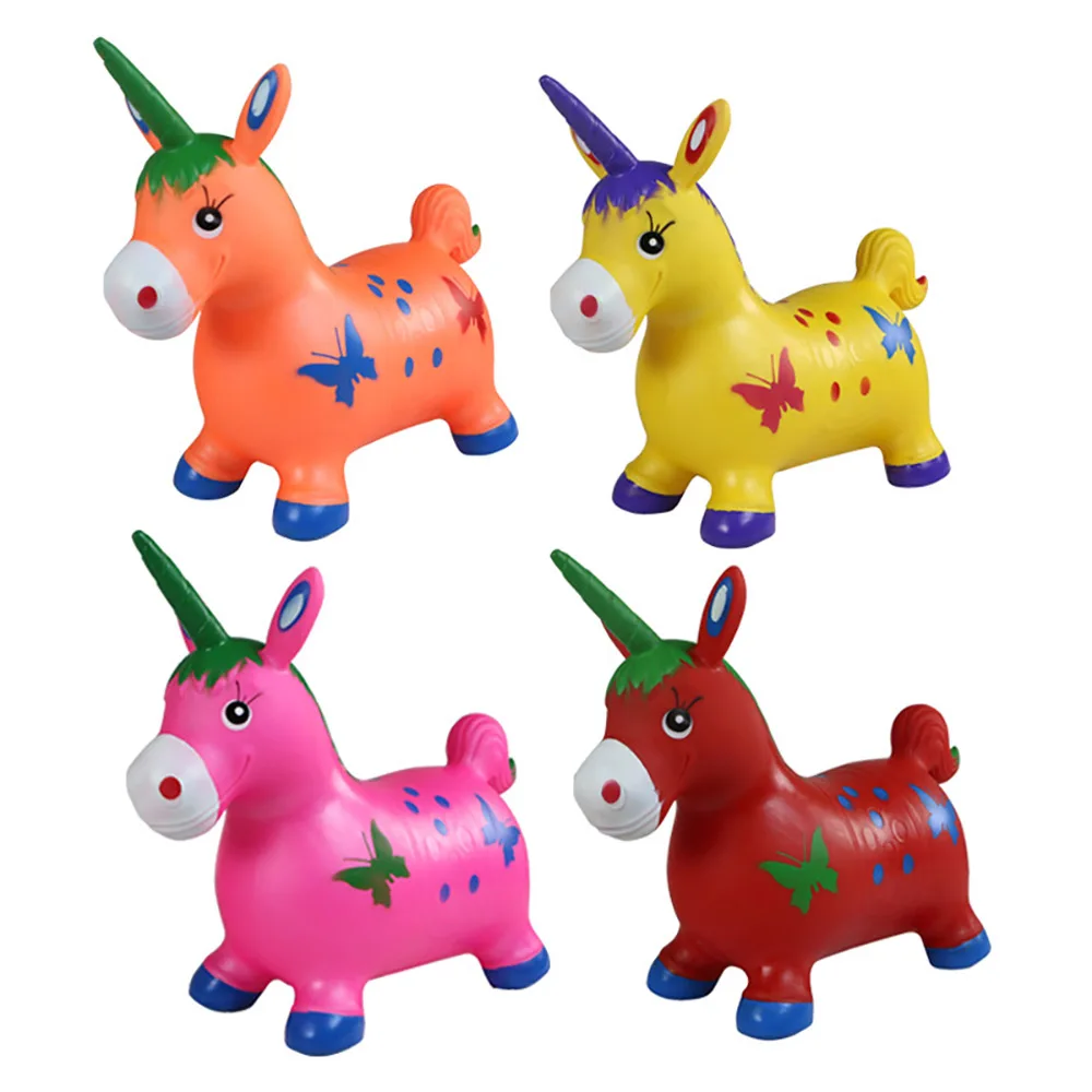 Factory Price Children Inflatable Jumping Animal Toys Pvc Hopping Animal Toys Inflatable Jumping Horse For Kids