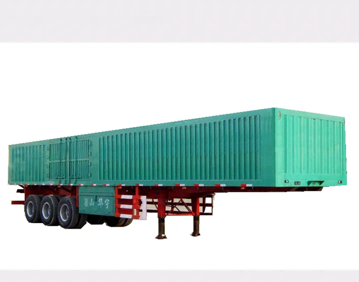 Low Price Flat Bed Container 3 Axles 60ton Flatbed Semi Trailer