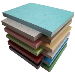 180g 230gsm A4 size textured paper cover paper embossed color board leather grain binding