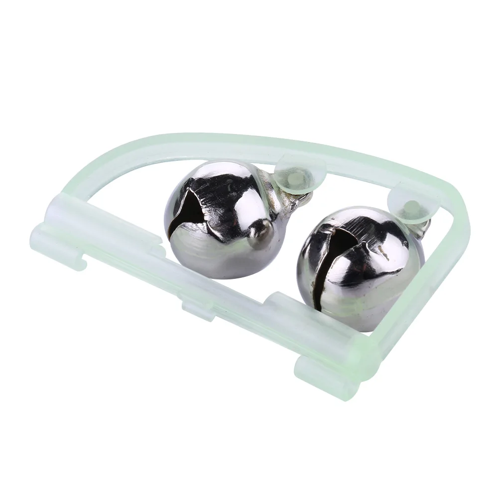 fishing bite indicator fishing rod alarm bells night light clamp tip clip bells twin bells sea fishing accessories tackle tools