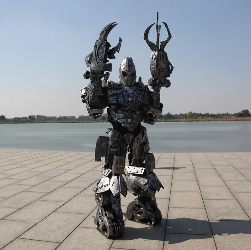 
RealisticEVA Foam Color Painting Robotic Megatron Robot Costume 