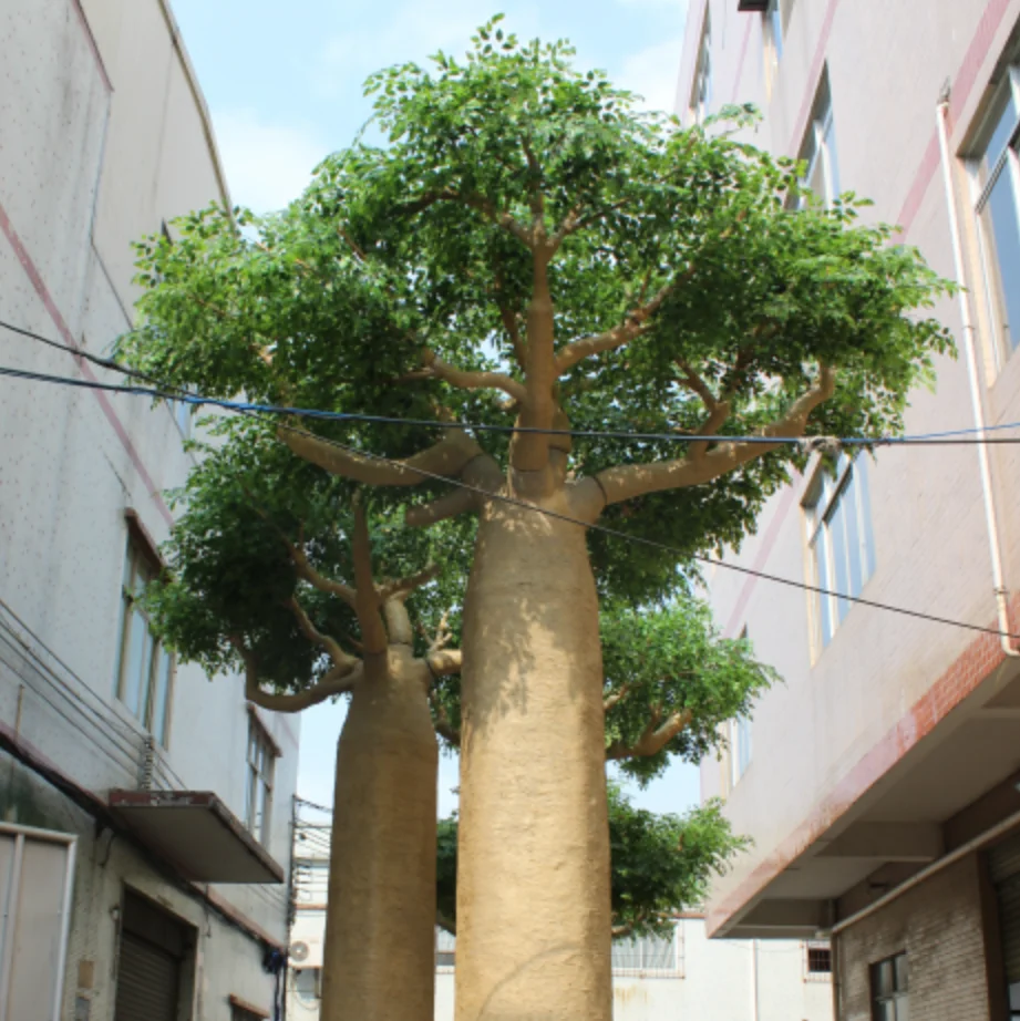 High simulation large outdoor artificial baobab tree on sale
