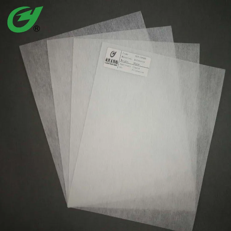 Water Filter Media Nonwoven Fabric In Rolls