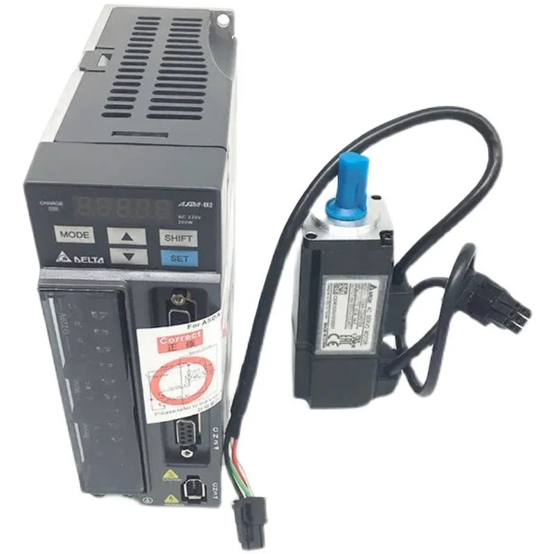 Ecma-c20604rs+Asd-b2-0421-b 400w delta motor and servo driver