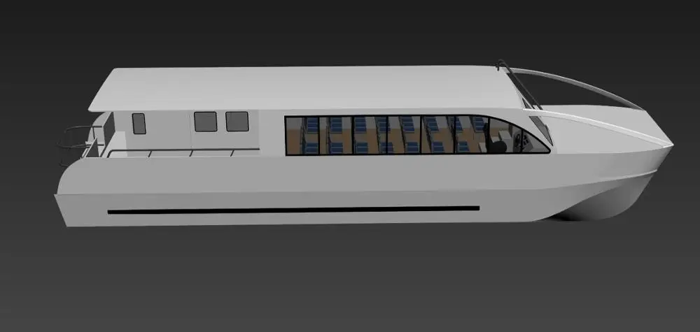 15m  50ft 50 seats  inboard engine5Aluminum catamaran passenger ferry  boat for sale