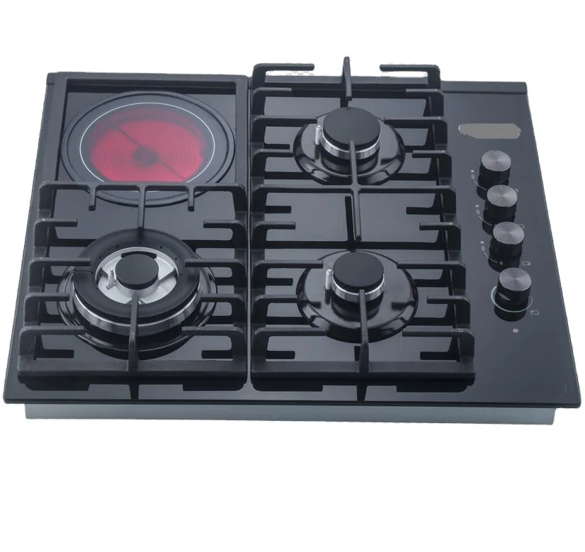 Недорогая газовая плита с 3 пожарными глазками и безопасным устройством