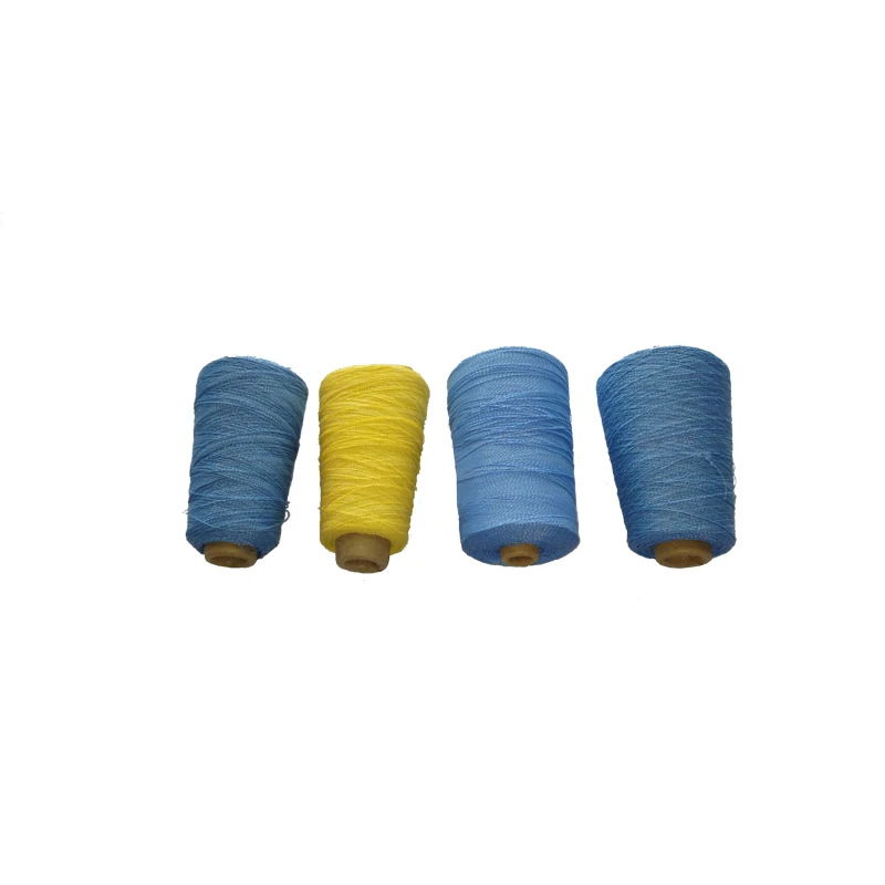 Medical x ray detectable thread blue color for gauze